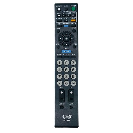 Controle Remoto Televisão Compatível Com TV SONY LCD