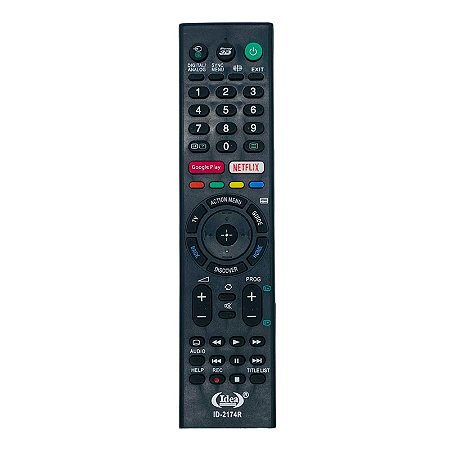 Controle Remoto Televisão Compatível Com TV SONY COM NETFLIX