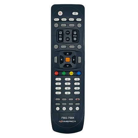 Controle Remoto Compatível Receptor Azamerica Marca FBG
