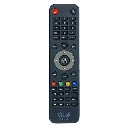 Controle Remoto Compatível Receptor Azamerica Marca Idea
