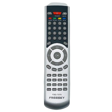 Controle Remoto Compatível Receptor Freesky Marca FBG