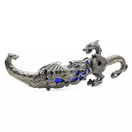 Espada Decorativa Dragão Lâmina Aço Com Bainha Luatek SLK-H02