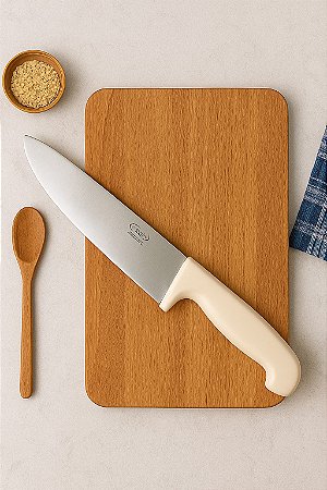 Faca Para Cozinha 10” Aço Inoxidável Profissional Idea ID-410F