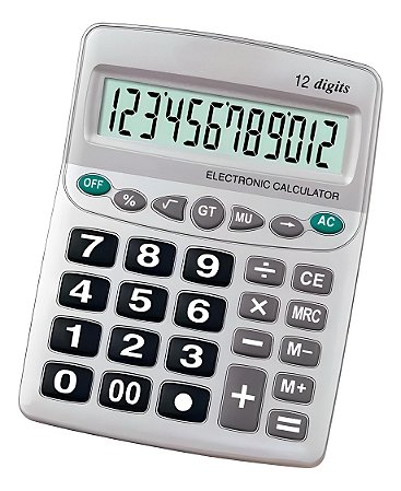 Calculadora Eletrônica 12 Dígitos Multifunção Navy Pro 14007