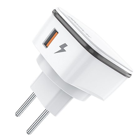 Fonte Carregador Turbo 18W USB Hrebos HS-317