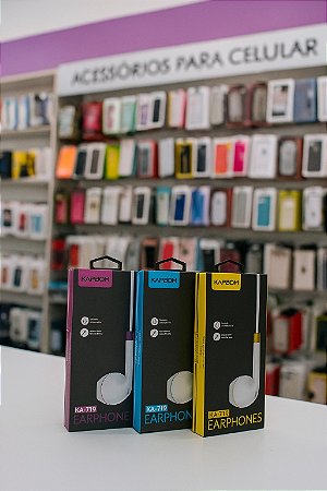 Fone De Ouvido Com Fio 1,2 Metros P2 Kapbom KA-719