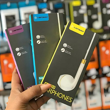 Fone De Ouvido Com Fio 1,2 Metros P2 Kapbom KA-719