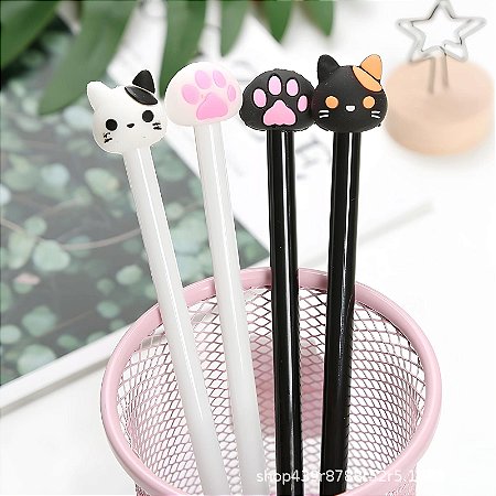 Lápis Infinito Gato E Patinha Resistente Durável Kit Com 2 Unidades