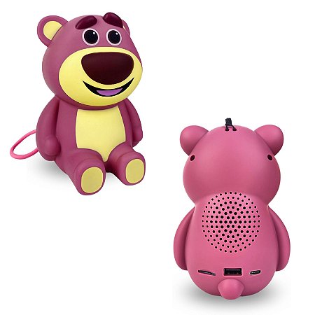 Caixa De Som Wireless Com Rádio FM Urso Lotso 8W