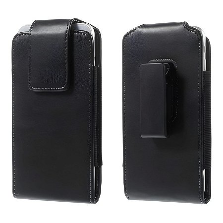 Capa De Couro Para Celular 5.5” Com Clip Para Cinto X-Cell XC-CLIP-5