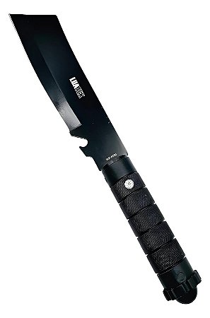 Faca Cutelo Lâmina Aço Inox Preto Luatek SLK-AF35