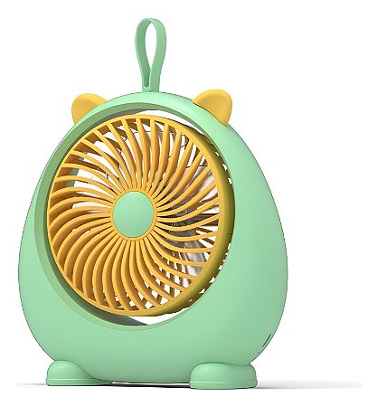 Ventilador De Mesa Gatinho Recarregável Silencioso FS7-215