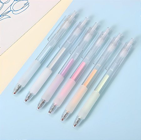Caneta Em Gel Ponta Fina 0.5mm Kit Com 2 Unidades GP-9395