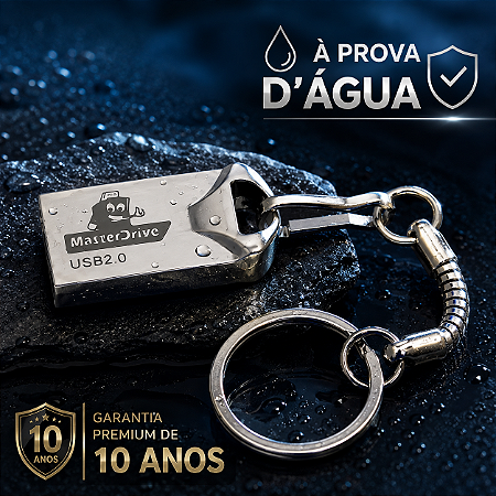 Pen Drive Chaveiro Mini Premium USB 2.0 MasterDrive Original