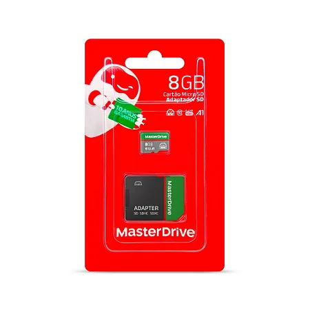 Cartão De Memória MicroSD Com Adaptador MasterDrive