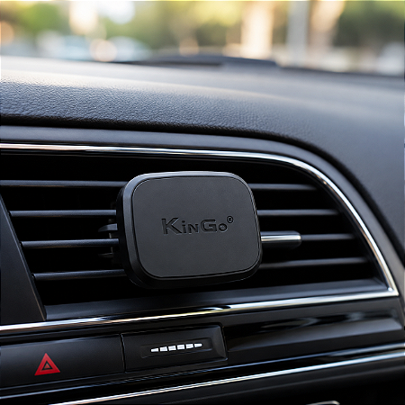 Suporte Veicular Magnético Quadrado Saída De Ar Kingo SP360