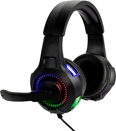 Fone Headset Gamer Com Fio Conector P3 E USB Mox HP-100