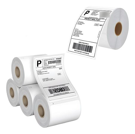 Bobina Etiqueta Adesiva Para Impressora Térmica 10x15cm Tomate MPT-1520R