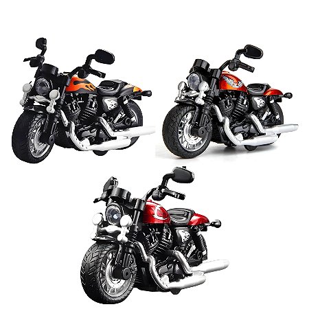 Miniatura Moto Harley-Davidson Escala 1:12 XZ-1191