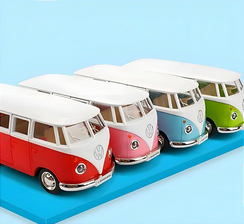 Miniatura Volkswagen Kombi Escala 1:24 Com Fricção XZ-1917