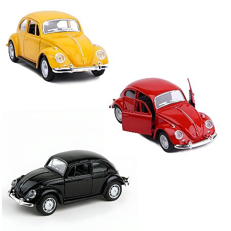 Miniatura Volkswagen Fusca Escala 1:36 Com Fricção XZ-1801