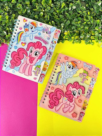Caderneta Personalizada My Little Pony Capa Dura QB-T1588