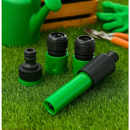 Kit Esguicho Para Jardinagem Engate Rápido Navy + Tools 40031