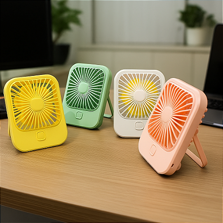 Mini Ventilador Portátil de Mesa Silencioso Oasis OIH-6002
