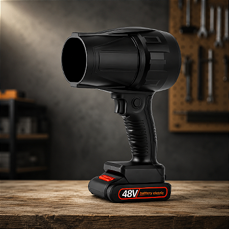 Soprador Portátil Turbo 2 Baterias 48V Recarregável 3000mAh