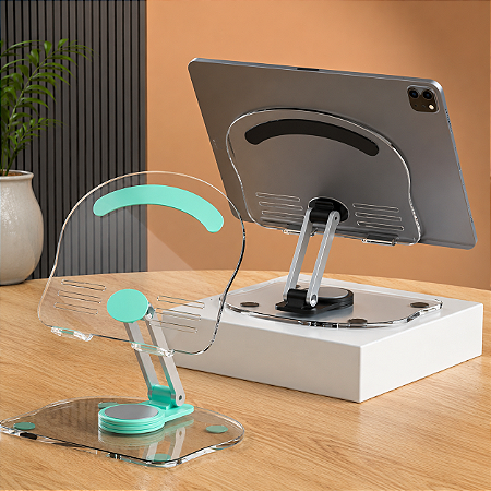 Suporte Acrílico De Mesa Para Tablet Celular 360° B-Max BMG-46
