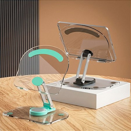 Suporte Acrílico De Mesa Para Tablet Celular 360° B-Max BMG-46