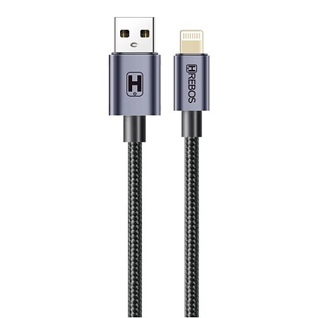 Cabo Curto USB Para Lightning 20cm Nylon Trançado Hrebos CB-293i
