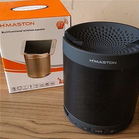 H'MASTON, Bluetooth, Caixa de Som, Speaker - Info Shop Central