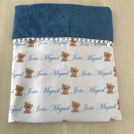 Manta personalizada Príncipe Urso