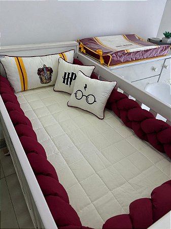 Kit de Berço 07 Peças 200 Fios Jorge Henrique Harry Potter
