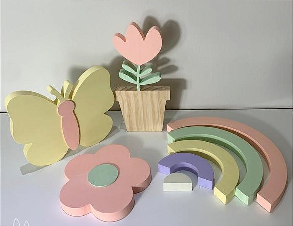 Conjunto Decorativo Jardim