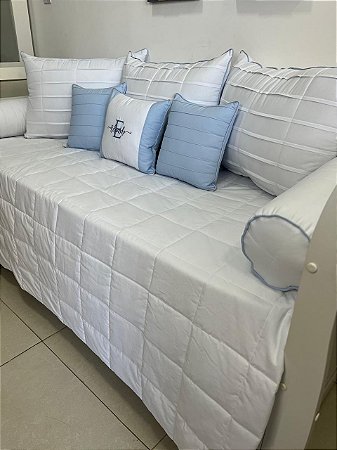 Enxoval Cama Baba Eduardo Azul