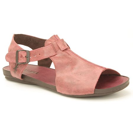 sandálias rasteiras de couro