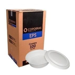 Marmitex de isopor copobras   nº 08 102  e 09 104