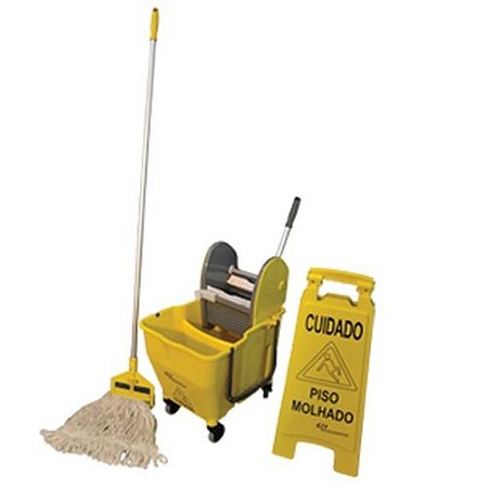 KIT 1 - Balde de Limpeza com Espremedor para Água Suja e Água Limpa