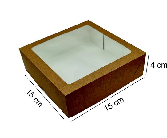 15x15x4 - Kraft - 10 unidades