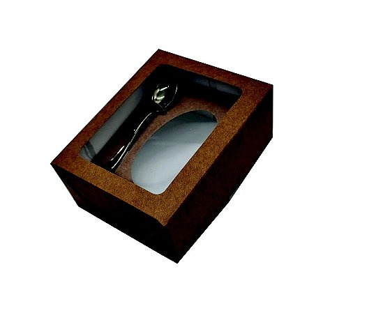 Caixa ovo de colher 100/150g  - Acompanha colher - 10 unidades