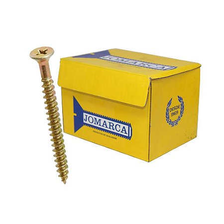 Parafuso 4,5 x 40  Chipboard Cabeça Chata Philips -Jomarca caixa 500un