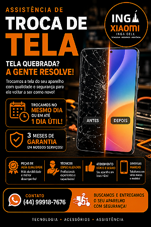 Assistência de Troca de Tela