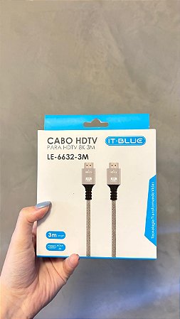Cabo HDMI 2.1 Ultra HD 8K 3M