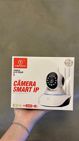 Câmera de Segurança Smart IP Wi-Fi com 3 Antenas