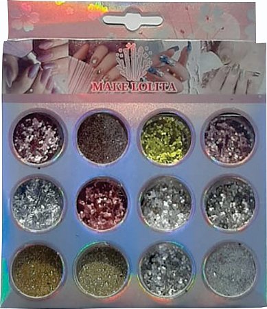 Glitter Para Decoração De Unhas Manicure