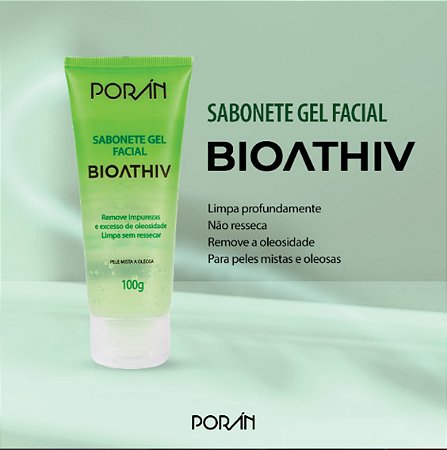 Sabonete Gel Facial Bioathiv Porán 100g