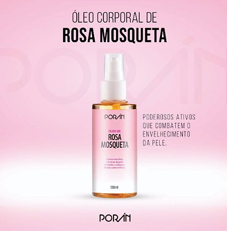 Óleo De Rosa Mosqueta Clareia A Pele E Combate Estrias 120ml
