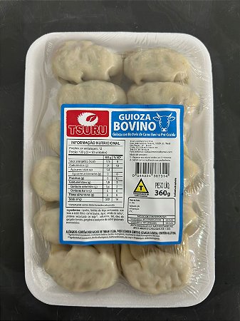 Guioza Bovina Artesanal Congelada – Massa Leve e Recheio Suculento – 12 Unidades